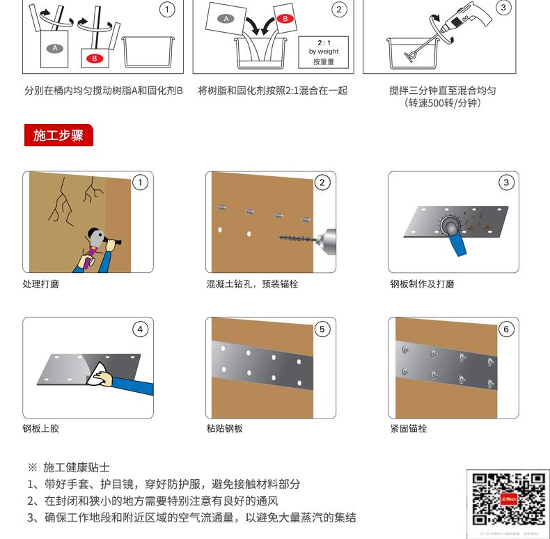 包钢小店粘钢加固施工过程